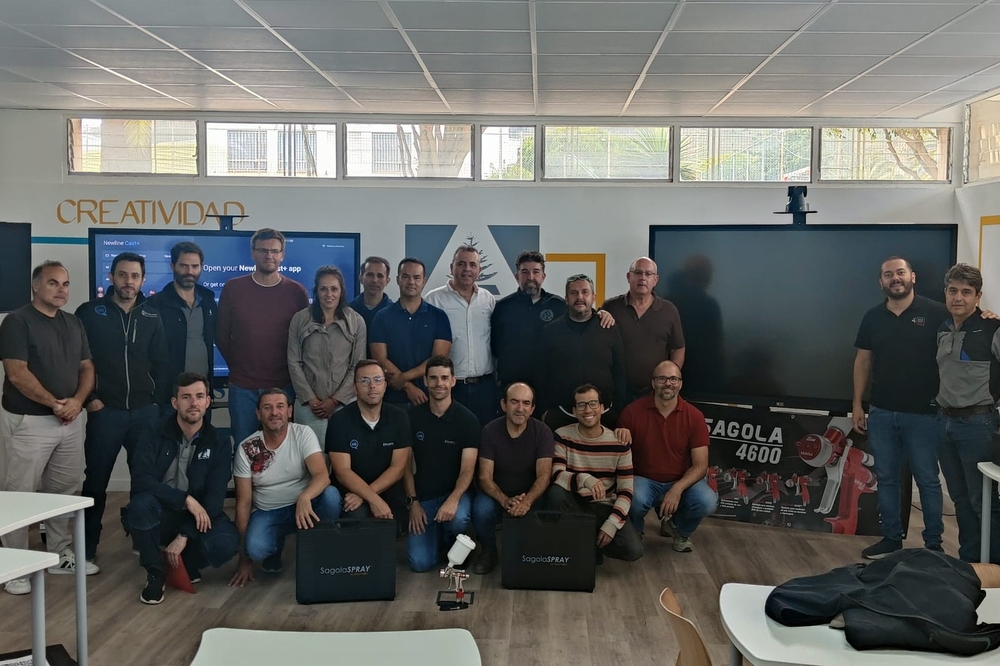 Les cabines de pulvérisation virtuelles SagolaSPRAY™ stimulent la formation professionnelle dans les îles Canaries