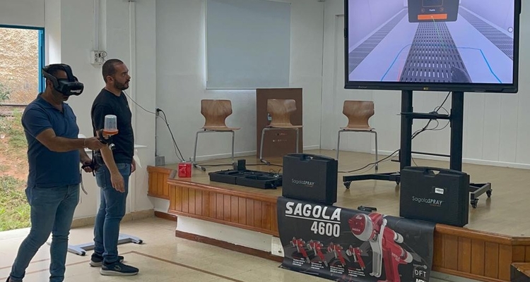 SagolaSPRAY™ virtual spray booths boost vocational training in the Canary Islands