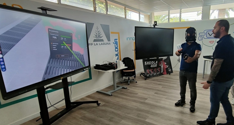 SagolaSPRAY™ virtual spray booths boost vocational training in the Canary Islands